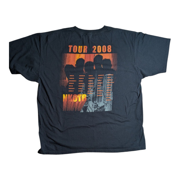 New Kids on the Block Shirt NKOTB 2008 Concert Dates Boy Band See Measurements - Picture 7 of 8